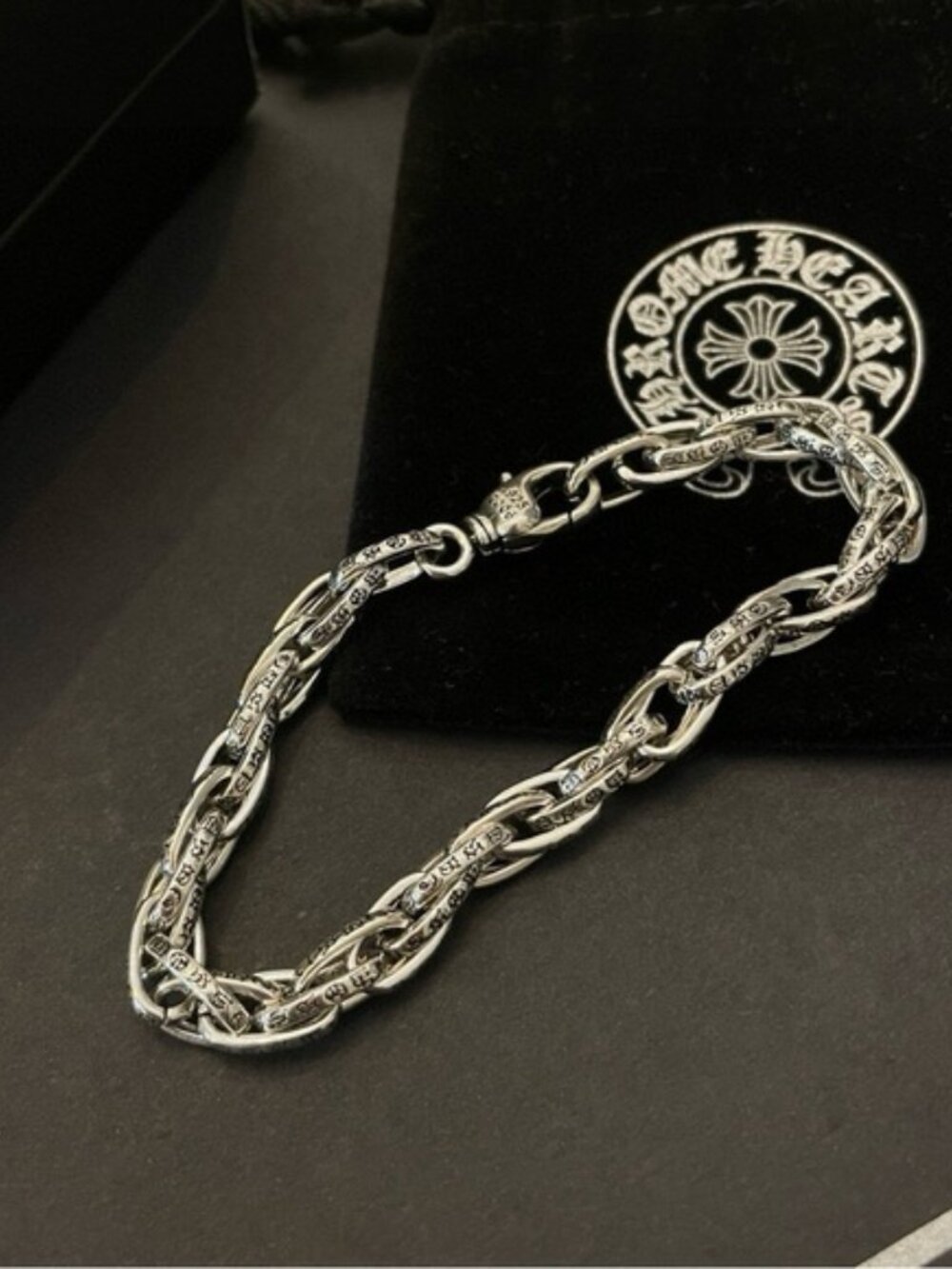 💕Chrome Hearts Classic Retro Clasp Bracelet